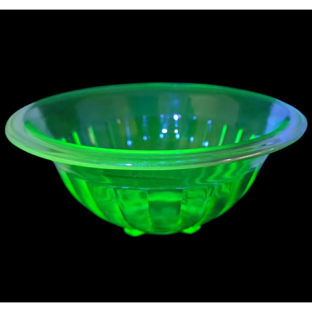 Vintage Hazel Atlas Uranium Glass Bowl